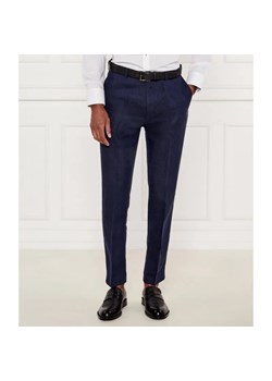 Oscar Jacobson Lniane spodnie Denz | Slim Fit ze sklepu Gomez Fashion Store w kategorii Spodnie męskie - zdjęcie 185001510