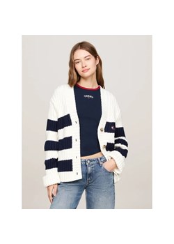 Tommy Jeans Kardigan | Oversize fit | z dodatkiem wełny ze sklepu Gomez Fashion Store w kategorii Swetry damskie - zdjęcie 185001704