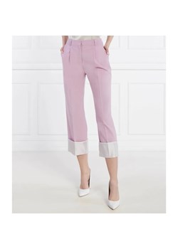 Karl Lagerfeld Spodnie hun kim | Straight fit | z dodatkiem wełny ze sklepu Gomez Fashion Store w kategorii Spodnie damskie - zdjęcie 185001881