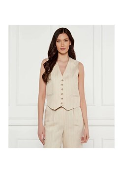 Ba&sh Kamizelka PATSY | Regular Fit | z dodatkiem lnu ze sklepu Gomez Fashion Store w kategorii Kamizelki damskie - zdjęcie 185002250