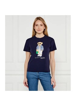 POLO RALPH LAUREN T-shirt | Regular Fit ze sklepu Gomez Fashion Store w kategorii Bluzki damskie - zdjęcie 185002562