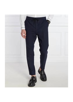 HUGO Wełniane spodnie chino Howard231X | Slim Fit ze sklepu Gomez Fashion Store w kategorii Spodnie męskie - zdjęcie 185003264