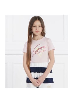 Guess T-shirt | Regular Fit ze sklepu Gomez Fashion Store w kategorii Bluzki dziewczęce - zdjęcie 185003472
