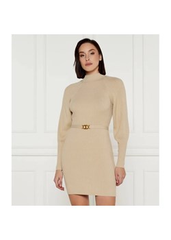 TWINSET Sukienka z paskiem | z dodatkiem wełny ze sklepu Gomez Fashion Store w kategorii Sukienki - zdjęcie 185003611
