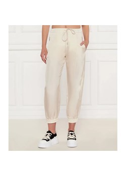 Marella SPORT Jedwabne spodnie jogger ABETAIA | Regular Fit ze sklepu Gomez Fashion Store w kategorii Spodnie damskie - zdjęcie 185003760