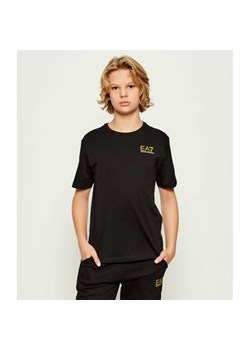 EA7 T-shirt | Regular Fit ze sklepu Gomez Fashion Store w kategorii T-shirty chłopięce - zdjęcie 185003774