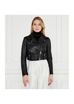 Marc Cain Skórzana kurtka | Slim Fit ze sklepu Gomez Fashion Store w kategorii Kurtki damskie - zdjęcie 185004002