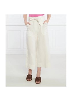 MAX&Co. Lniane spodnie FINESTRA | Straight fit ze sklepu Gomez Fashion Store w kategorii Spodnie damskie - zdjęcie 185004304
