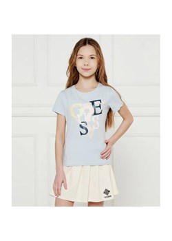 Guess T-shirt | Regular Fit ze sklepu Gomez Fashion Store w kategorii Bluzki dziewczęce - zdjęcie 185004530