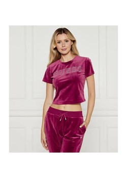 GUESS ACTIVE T-shirt COUTURE | Cropped Fit ze sklepu Gomez Fashion Store w kategorii Bluzki damskie - zdjęcie 185006030