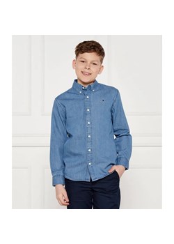 Tommy Hilfiger Jeansowa koszula | Regular Fit ze sklepu Gomez Fashion Store w kategorii Koszule chłopięce - zdjęcie 185006162