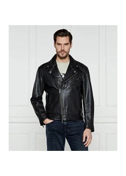 BOSS ORANGE Skórzana ramoneska Jolush | Regular Fit ze sklepu Gomez Fashion Store w kategorii Kurtki męskie - zdjęcie 185006712