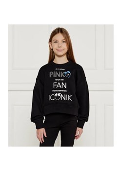 Pinko UP Bluza FLEECE | Regular Fit ze sklepu Gomez Fashion Store w kategorii Bluzy dziewczęce - zdjęcie 185006790