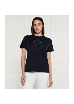 Tommy Hilfiger T-shirt | Regular Fit ze sklepu Gomez Fashion Store w kategorii Bluzki damskie - zdjęcie 185006811