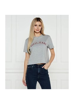 Guess Jeans T-shirt COLLEGIATE | Cropped Fit ze sklepu Gomez Fashion Store w kategorii Bluzki damskie - zdjęcie 185006834