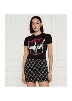 Versace Jeans Couture T-shirt | Cropped Fit ze sklepu Gomez Fashion Store w kategorii Bluzki damskie - zdjęcie 185006840
