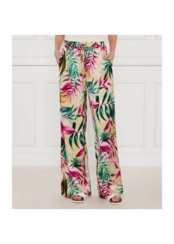 GUESS Satynowe spodnie INES | flare fit ze sklepu Gomez Fashion Store w kategorii Spodnie damskie - zdjęcie 185006902