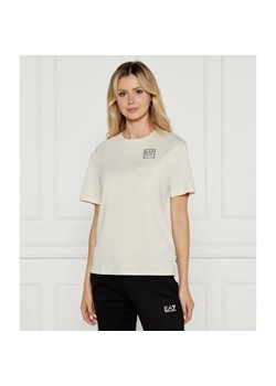 EA7 T-shirt | Regular Fit ze sklepu Gomez Fashion Store w kategorii Bluzki damskie - zdjęcie 185006914
