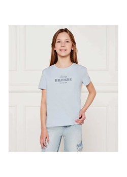 Tommy Hilfiger T-shirt | Regular Fit ze sklepu Gomez Fashion Store w kategorii Bluzki dziewczęce - zdjęcie 185006961