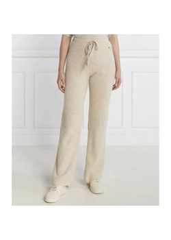 Joop! Spodnie dzianinowe | Straight fit | z dodatkiem wełny ze sklepu Gomez Fashion Store w kategorii Spodnie damskie - zdjęcie 185007003