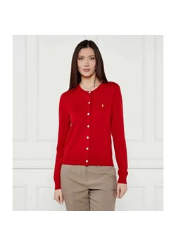 POLO RALPH LAUREN Wełniany kardigan LUNAR | Regular Fit ze sklepu Gomez Fashion Store w kategorii Swetry damskie - zdjęcie 185007012
