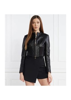 Pinko Skórzana kurtka | Cropped Fit ze sklepu Gomez Fashion Store w kategorii Kurtki damskie - zdjęcie 185007080
