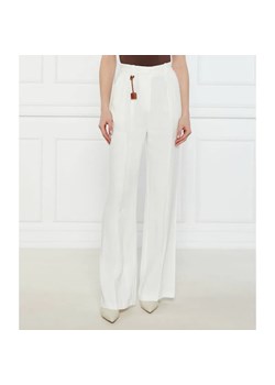 Elisabetta Franchi Spodnie | Relaxed fit | z dodatkiem lnu ze sklepu Gomez Fashion Store w kategorii Spodnie damskie - zdjęcie 185007274