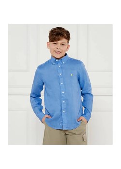 POLO RALPH LAUREN Lniana koszula | Regular Fit ze sklepu Gomez Fashion Store w kategorii Koszule chłopięce - zdjęcie 185007320