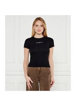 Guess Jeans T-shirt EMBRO | Slim Fit ze sklepu Gomez Fashion Store w kategorii Bluzki damskie - zdjęcie 185007382