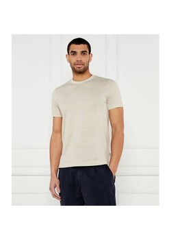 BOSS BLACK T-shirt H-Thompson 28 | Regular Fit | z dodatkiem lnu ze sklepu Gomez Fashion Store w kategorii T-shirty męskie - zdjęcie 185007990