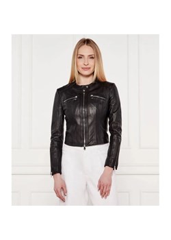 Pinko Skórzana kurtka BORDERLINE | Slim Fit ze sklepu Gomez Fashion Store w kategorii Kurtki damskie - zdjęcie 185008061