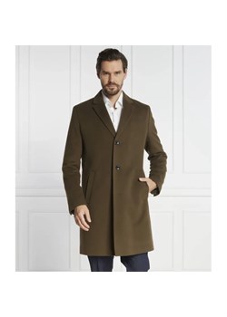 BOSS BLACK Wełniany płaszcz H-Hyde-C-224 ze sklepu Gomez Fashion Store w kategorii Płaszcze męskie - zdjęcie 185008531