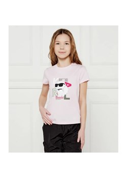 Karl Lagerfeld Kids T-shirt | Regular Fit ze sklepu Gomez Fashion Store w kategorii Bluzki dziewczęce - zdjęcie 185008734