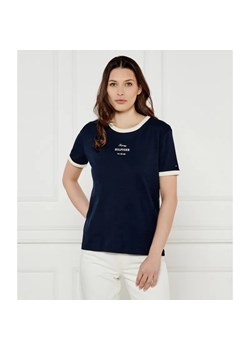 Tommy Hilfiger T-shirt | Regular Fit ze sklepu Gomez Fashion Store w kategorii Bluzki damskie - zdjęcie 185009012