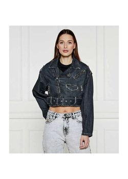 GUESS Jeansowa ramoneska SANDY | Cropped Fit ze sklepu Gomez Fashion Store w kategorii Kurtki damskie - zdjęcie 185009324