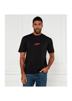 HUGO T-shirt Dlogotee | Loose fit ze sklepu Gomez Fashion Store w kategorii T-shirty męskie - zdjęcie 185010381