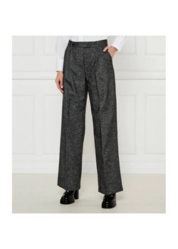 MAX&Co. Wełniane spodnie ESULE | flare fit ze sklepu Gomez Fashion Store w kategorii Spodnie damskie - zdjęcie 185010572