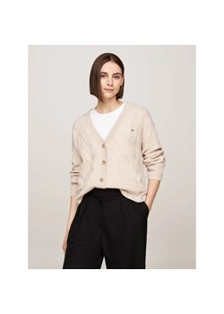 Tommy Hilfiger Wełniany kardigan | Regular Fit ze sklepu Gomez Fashion Store w kategorii Swetry damskie - zdjęcie 185010683