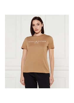 Tommy Hilfiger T-shirt | Regular Fit ze sklepu Gomez Fashion Store w kategorii Bluzki damskie - zdjęcie 185010743