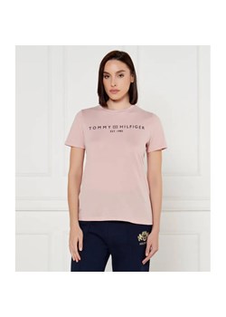 Tommy Hilfiger T-shirt | Regular Fit ze sklepu Gomez Fashion Store w kategorii Bluzki damskie - zdjęcie 185010812