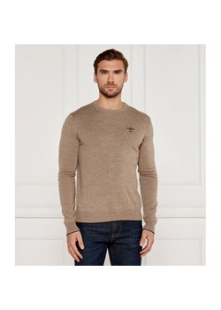 Aeronautica Militare Wełniany sweter | Regular Fit ze sklepu Gomez Fashion Store w kategorii Swetry męskie - zdjęcie 185011081