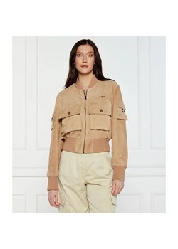 Aeronautica Militare Skórzana kurtka | Regular Fit ze sklepu Gomez Fashion Store w kategorii Kurtki damskie - zdjęcie 185011082