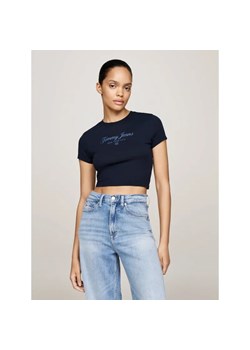 Tommy Jeans T-shirt | Cropped Fit ze sklepu Gomez Fashion Store w kategorii Bluzki damskie - zdjęcie 185011494