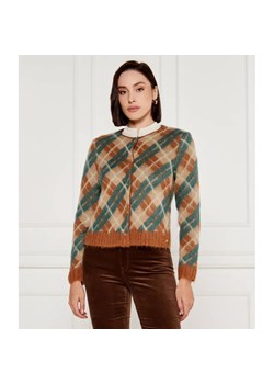 Marc Cain Wełniany kardigan | Regular Fit ze sklepu Gomez Fashion Store w kategorii Swetry damskie - zdjęcie 185011862