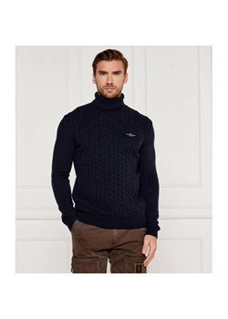 Aeronautica Militare Wełniany golf | Regular Fit ze sklepu Gomez Fashion Store w kategorii Swetry męskie - zdjęcie 185012573