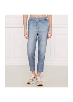Marc Cain Lniane spodnie RHODOS | Relaxed fit ze sklepu Gomez Fashion Store w kategorii Spodnie damskie - zdjęcie 185012723