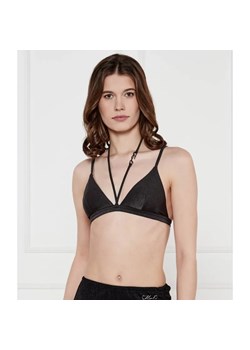 Karl Lagerfeld Góra od bikini DNA Shine Halter ze sklepu Gomez Fashion Store w kategorii Stroje kąpielowe - zdjęcie 185013461
