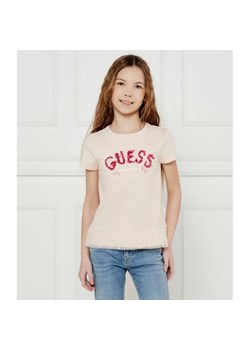 Guess T-shirt | Regular Fit ze sklepu Gomez Fashion Store w kategorii Bluzki dziewczęce - zdjęcie 185013591