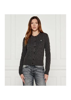 POLO RALPH LAUREN Wełniany kardigan | Regular Fit | z dodatkiem kaszmiru ze sklepu Gomez Fashion Store w kategorii Swetry damskie - zdjęcie 185013644