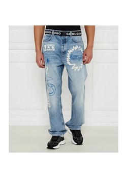 Hugo Blue Jeansy Nate | Loose fit ze sklepu Gomez Fashion Store w kategorii Jeansy męskie - zdjęcie 185013793